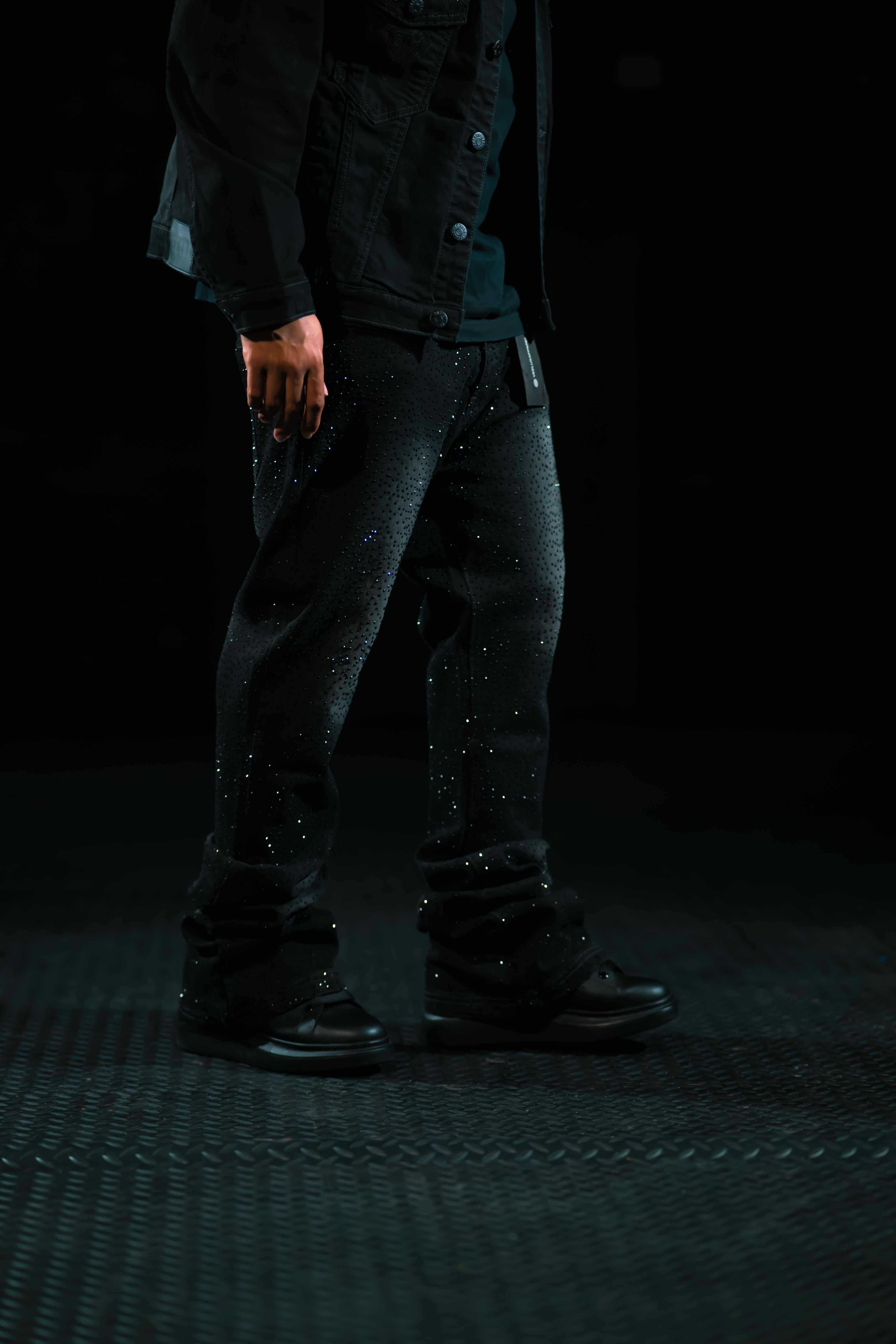 Rhinestone Star Power Jean