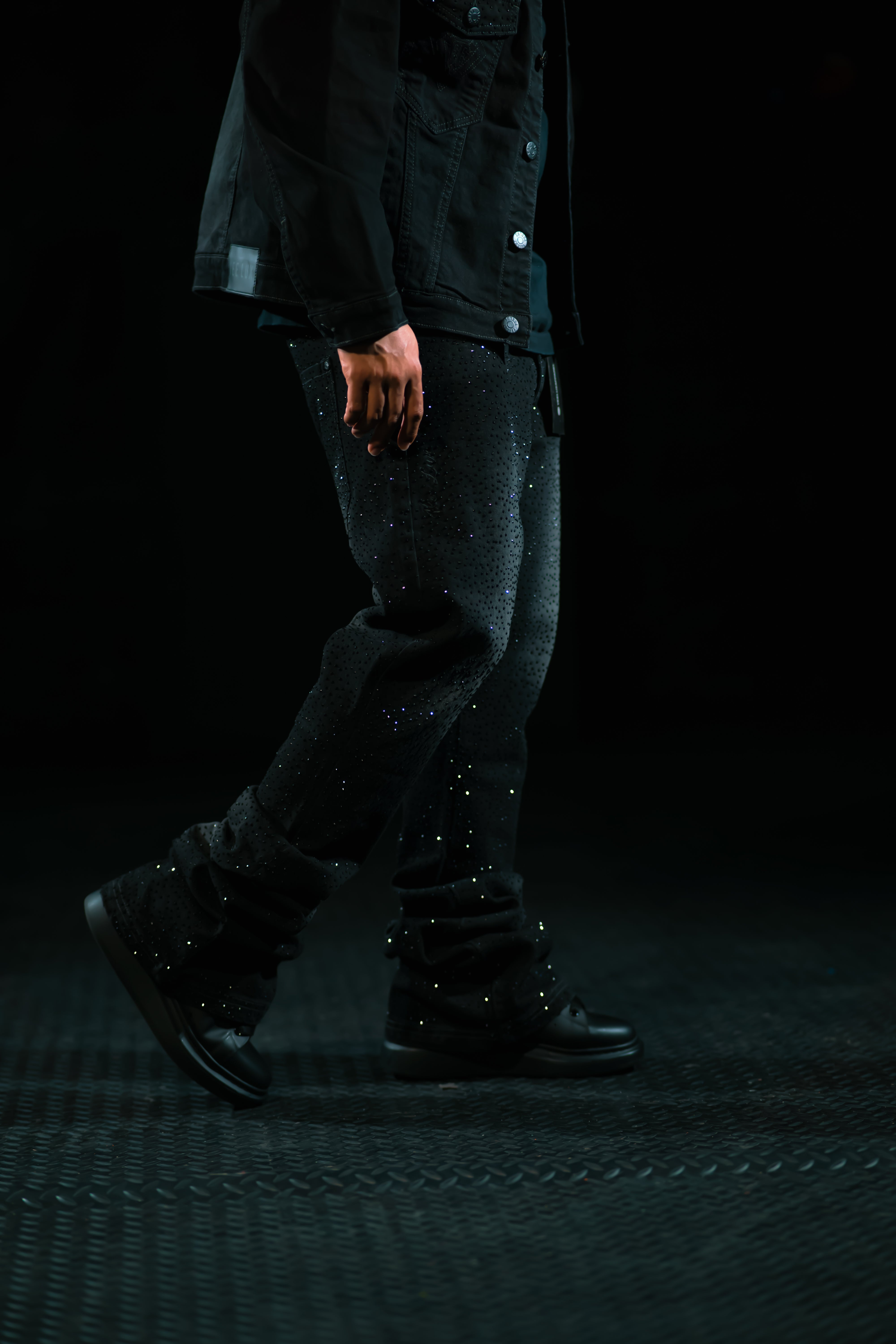 Rhinestone Star Power Jean