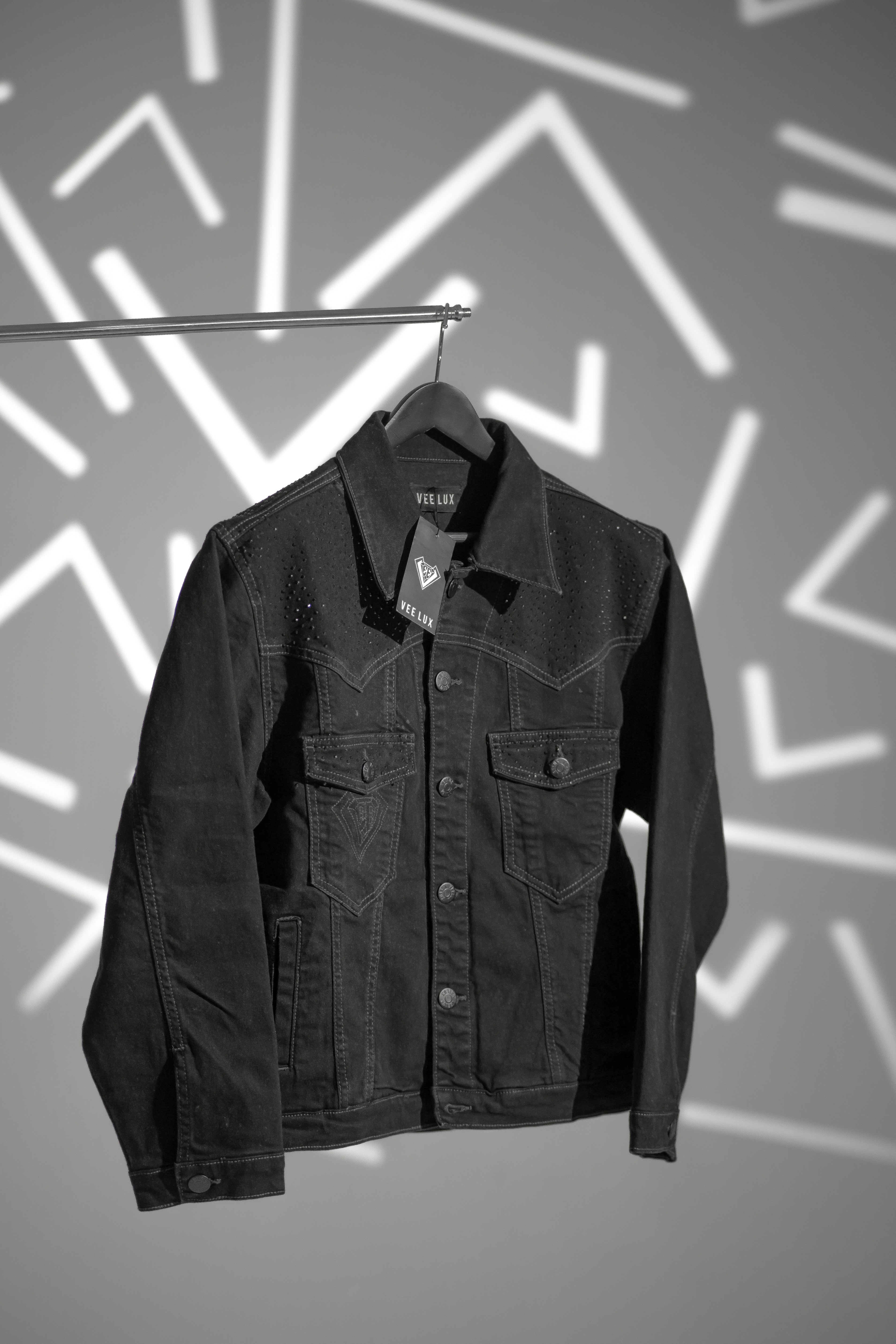 Rhinestone Jean Jacket