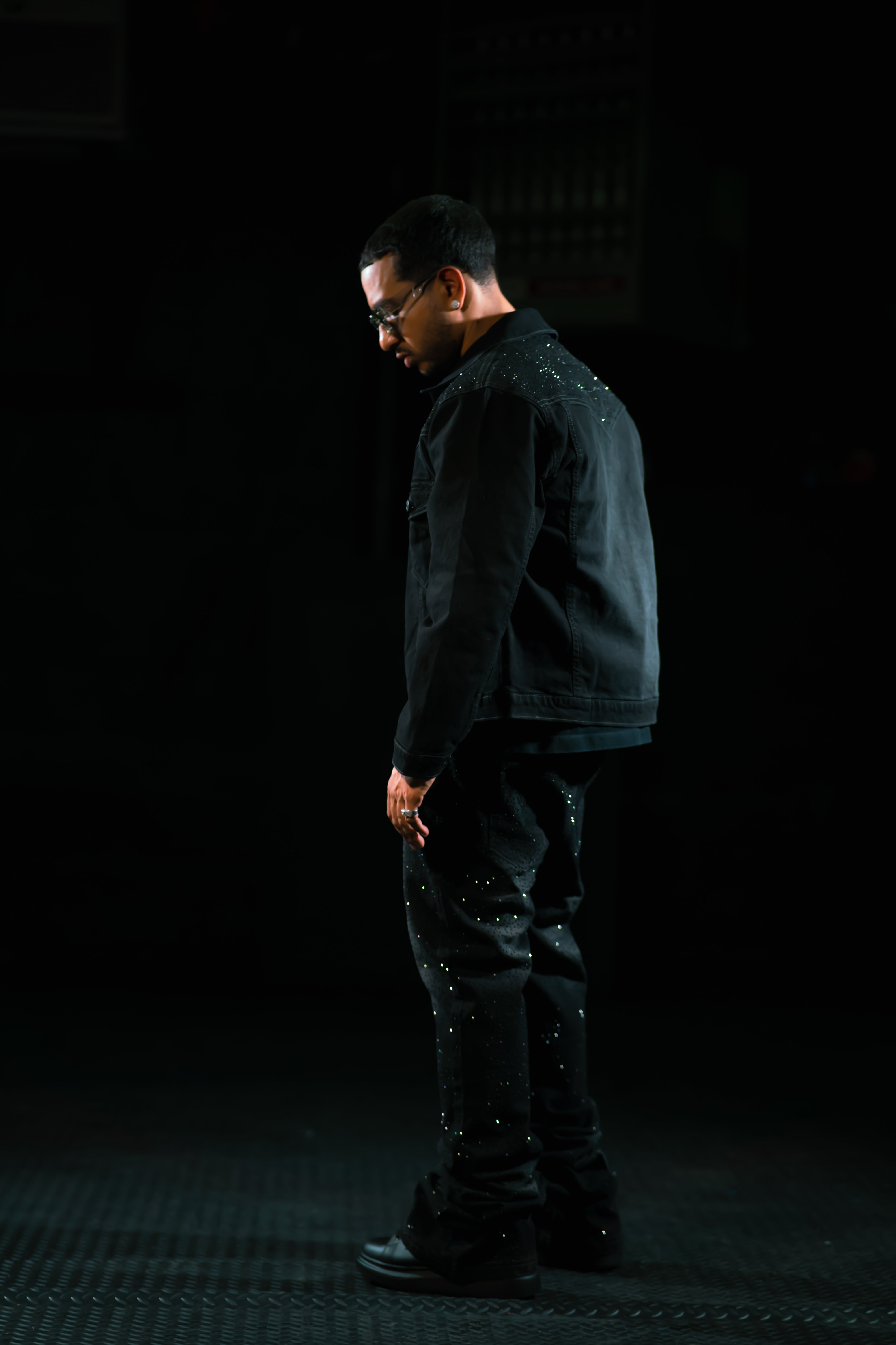 Rhinestone Jean Jacket