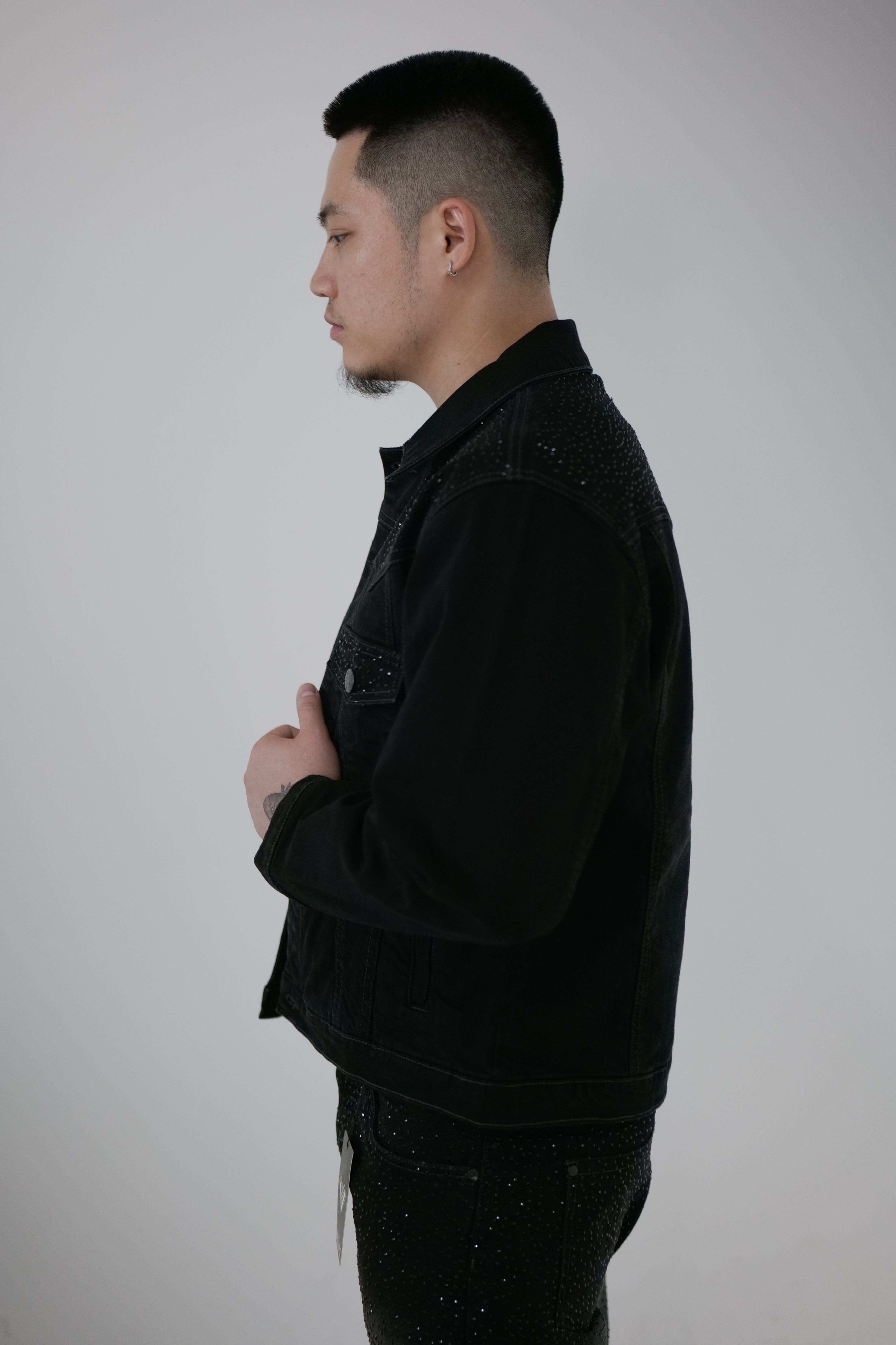 Rhinestone Jean Jacket