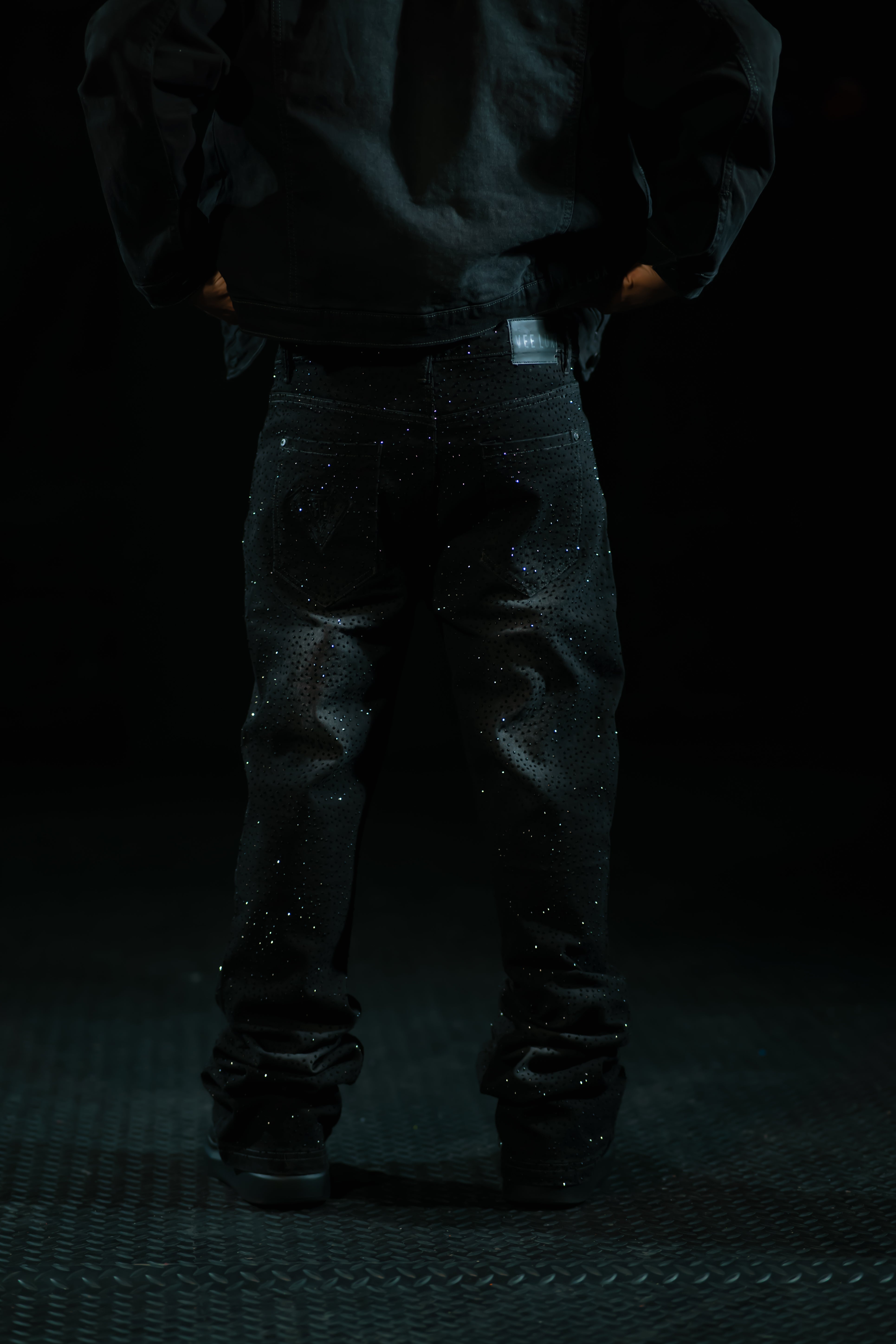 Rhinestone Star Power Jean