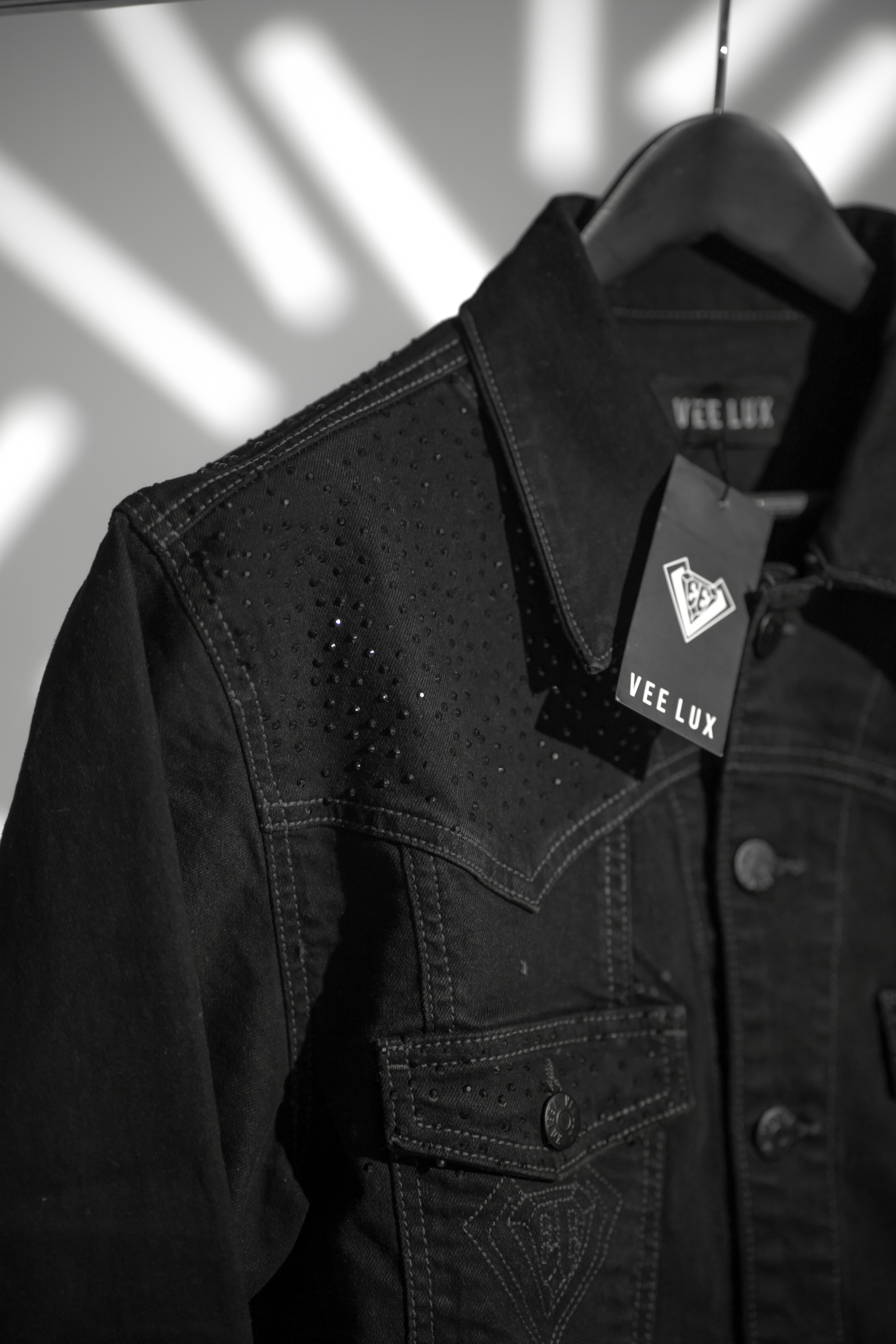 Rhinestone Jean Jacket